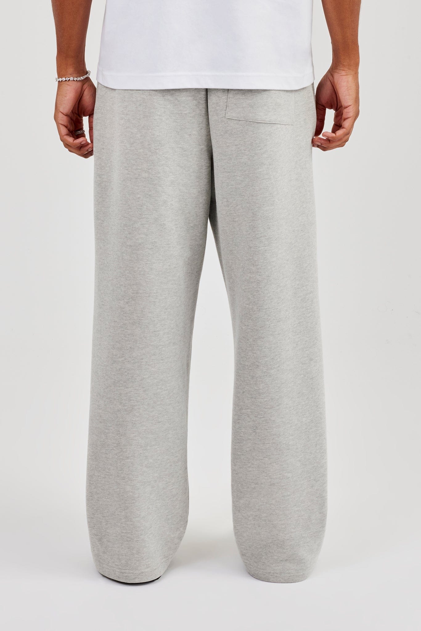Cernucci Baggy Fit Jogger - Grey Marl — S — Top View