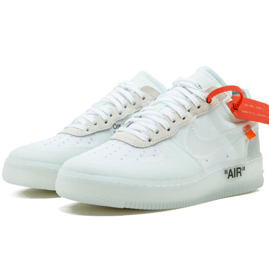 Off-White X Nike Air Force 1 Low - White — UK 3 | EU 35.5 | US 3.5 — Side View