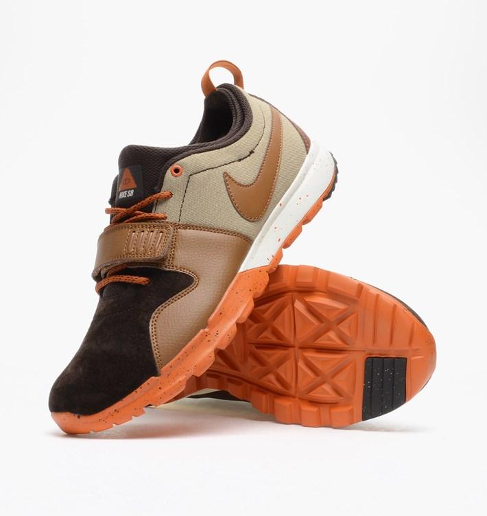 Nike SB x Poler Trainerendor Velvet Brown — UK 3 | EU 35.5 | US 3.5 — Lifestyle View