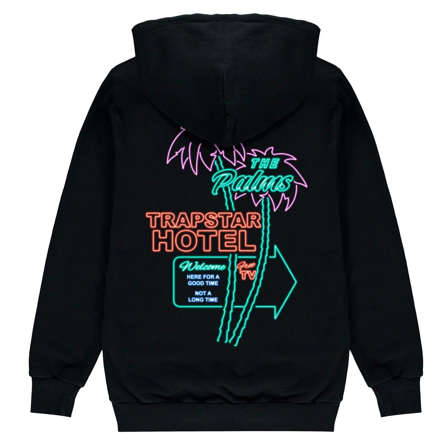 Trapstar Pay On Entry Hoodie - Black — XXS — Side View