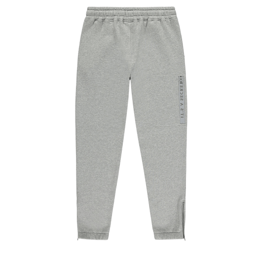 Trapstar Chenille Decoded Hooded Tracksuit - Grey Revolution Edition — XXS — Side View