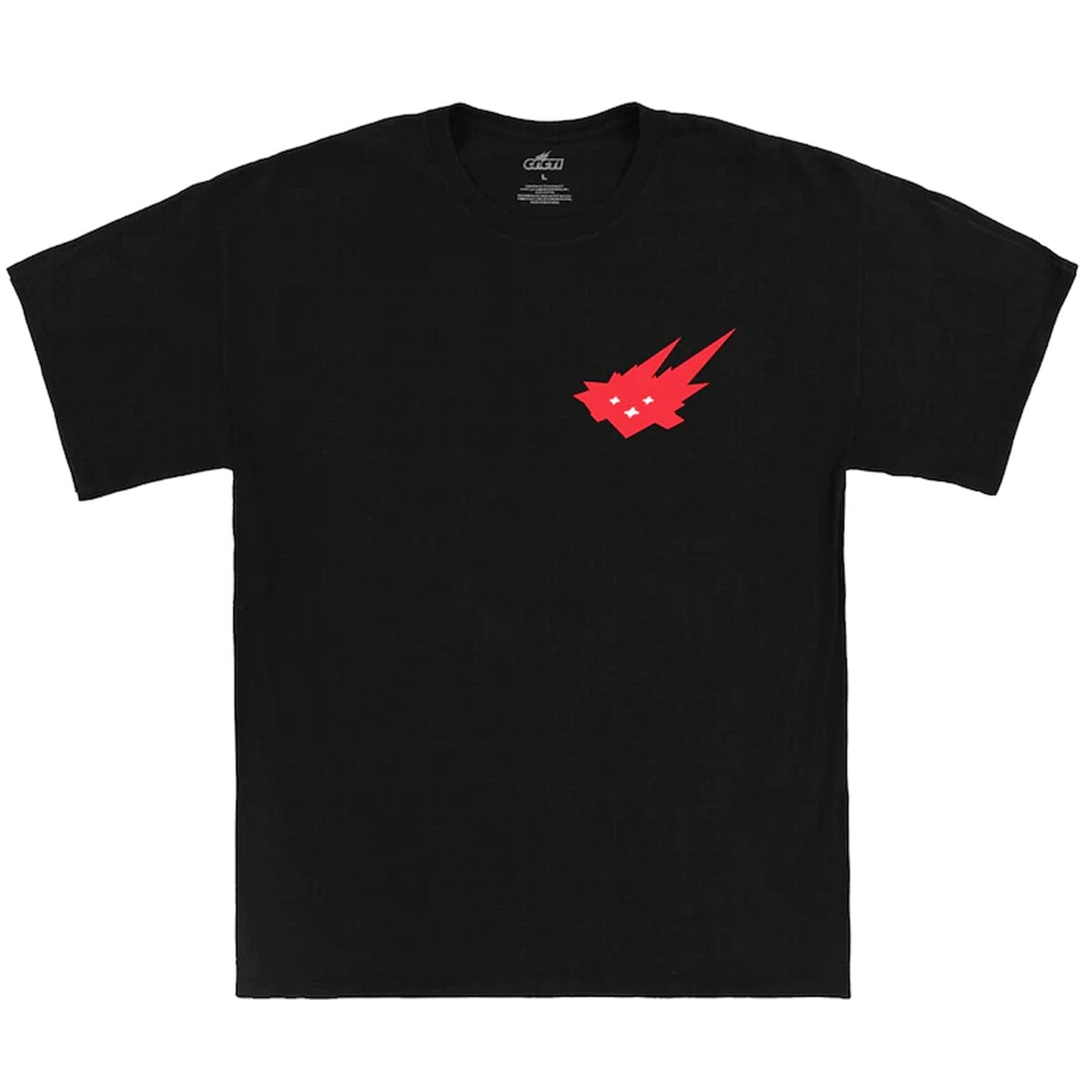 Travis Scott Cacti Down To Earth Tee 1 Tee Black — XXS — Side View