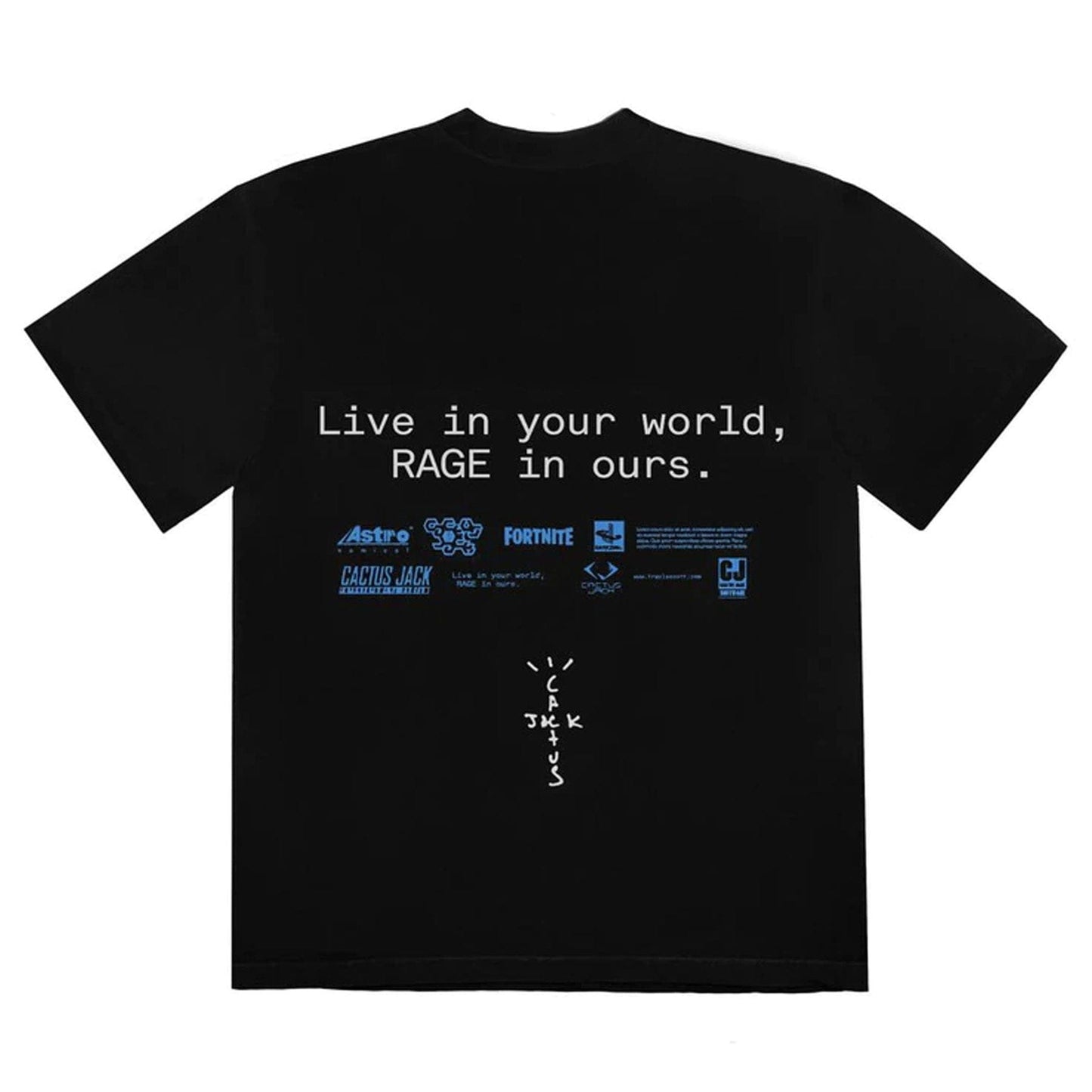 Cactus Jack by Travis Scott The Scotts World Black — XXS — Side View