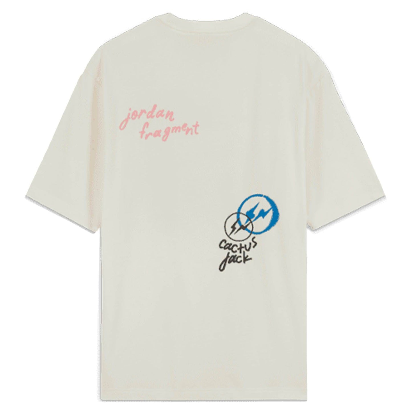 Air Jordan x Travis Scott x Fragment Short-Sleeve Tee 'White' — XXS — Side View