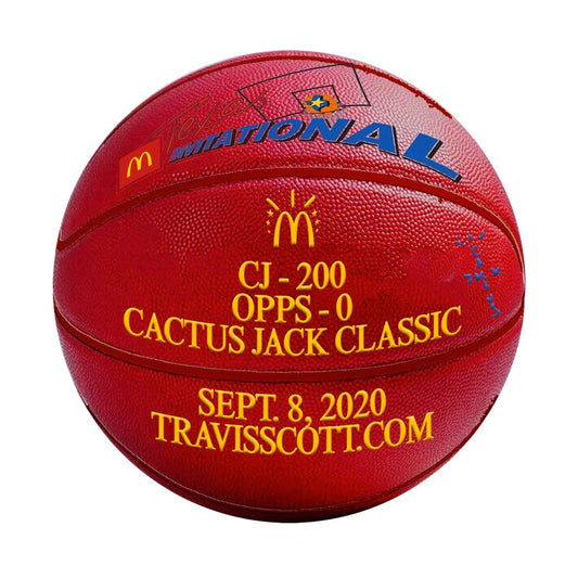 Travis Scott x McDonalds All American 92' Basketball — Side View