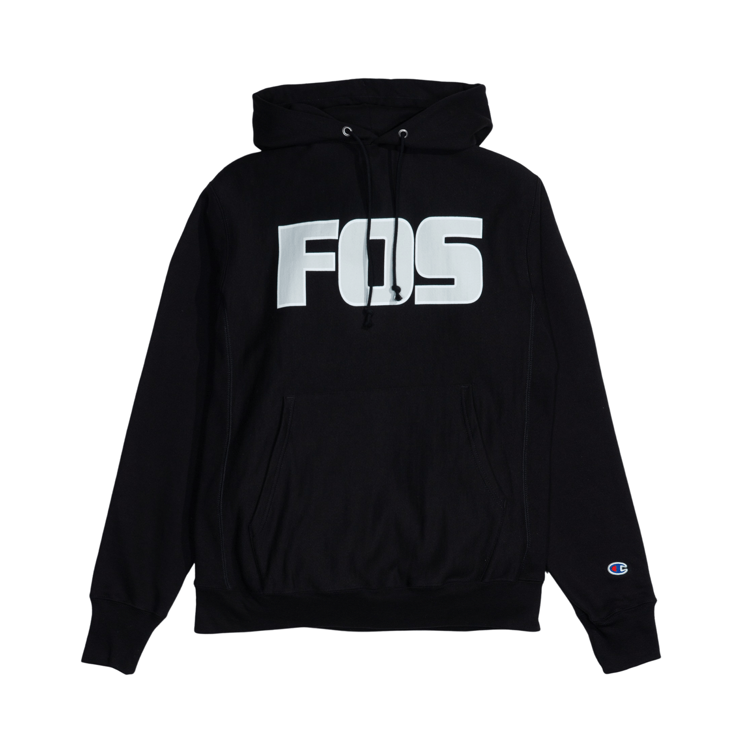 Virgil Abloh FOS BKM Hoodie 'Black' — XXS — Side View