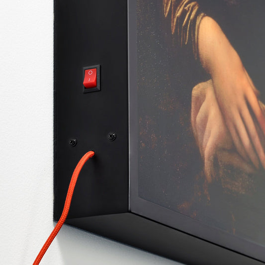 Virgil Abloh x IKEA MARKERAD "MONA LISA" Backlit Artwork Multicolor — Side View