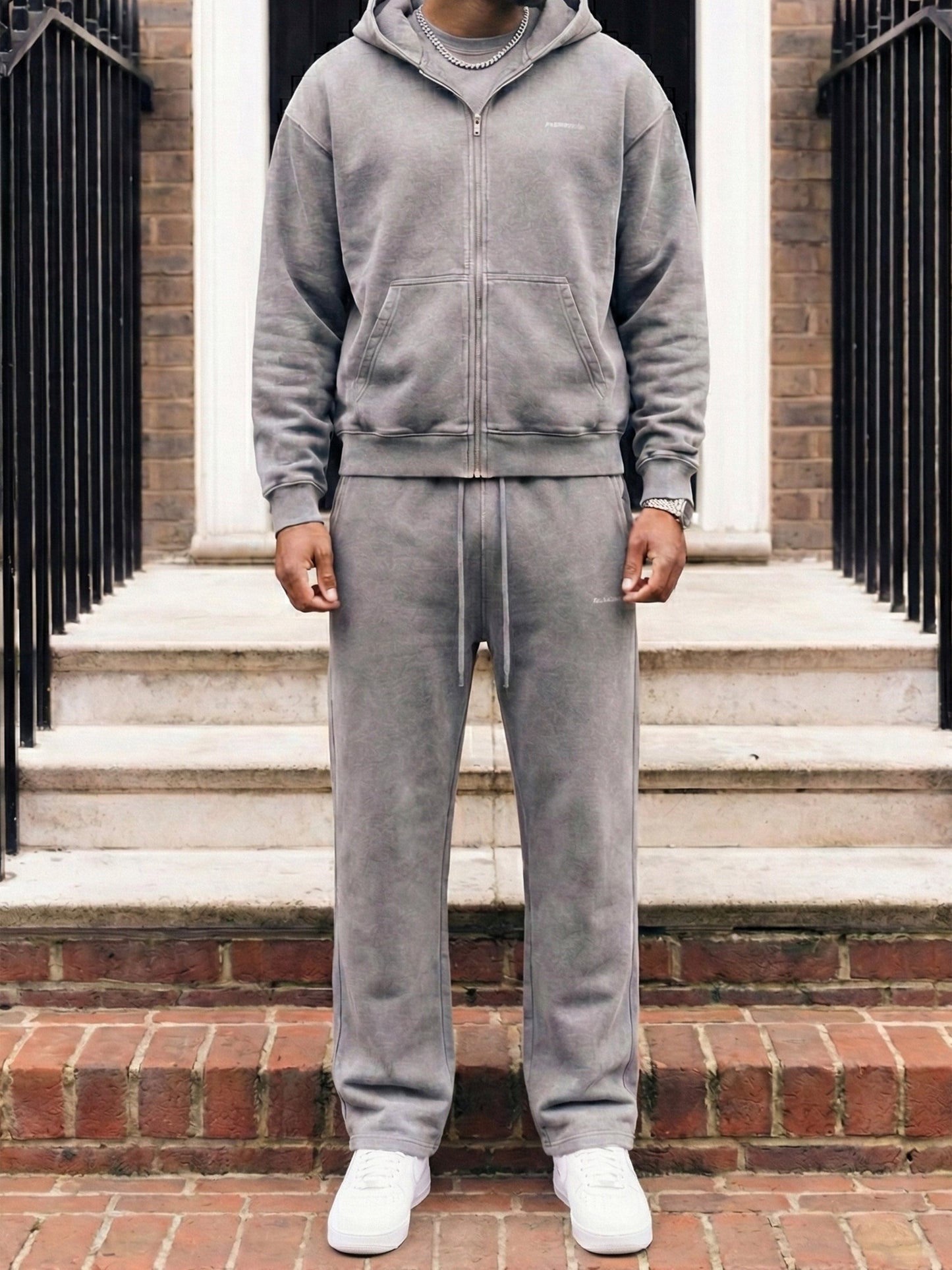 Bénir Club Basics Hoodie - Charcoal — XS — Alternate View 7