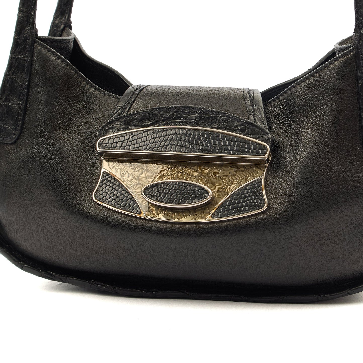 Prada Shoulder Bag Shoulder Bag in Black, Leather — Alternate View 18