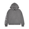 Trapstar Script Hoodie 2.0 - Grey — XXS — Front View