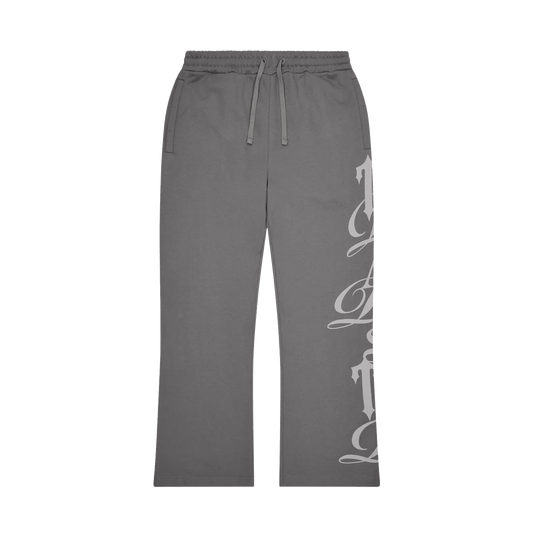 Trapstar Script Jogger 2.0 - Grey — XXS — Front View