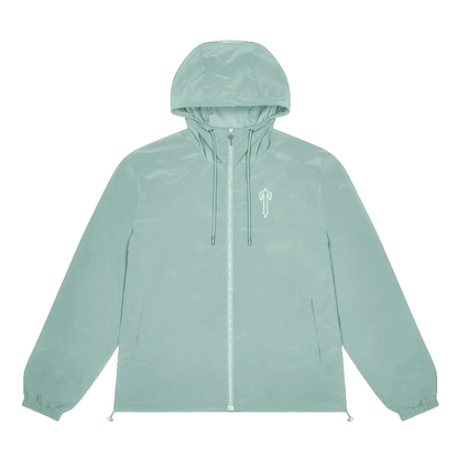 Trapstar Foundation Windbreaker 'Teal' — XXS — Front View