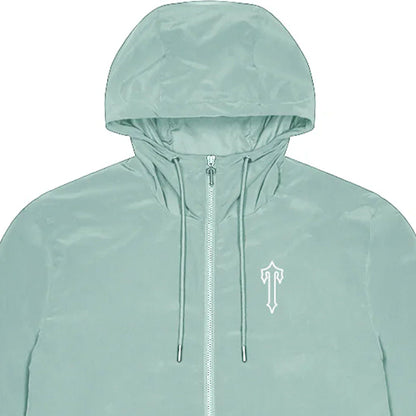 Trapstar Foundation Windbreaker 'Teal' — XXS — Side View