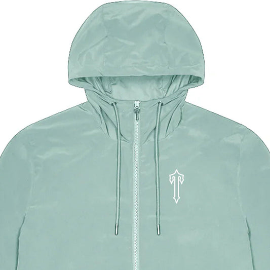 Trapstar Foundation Windbreaker 'Teal' — XXS — Side View