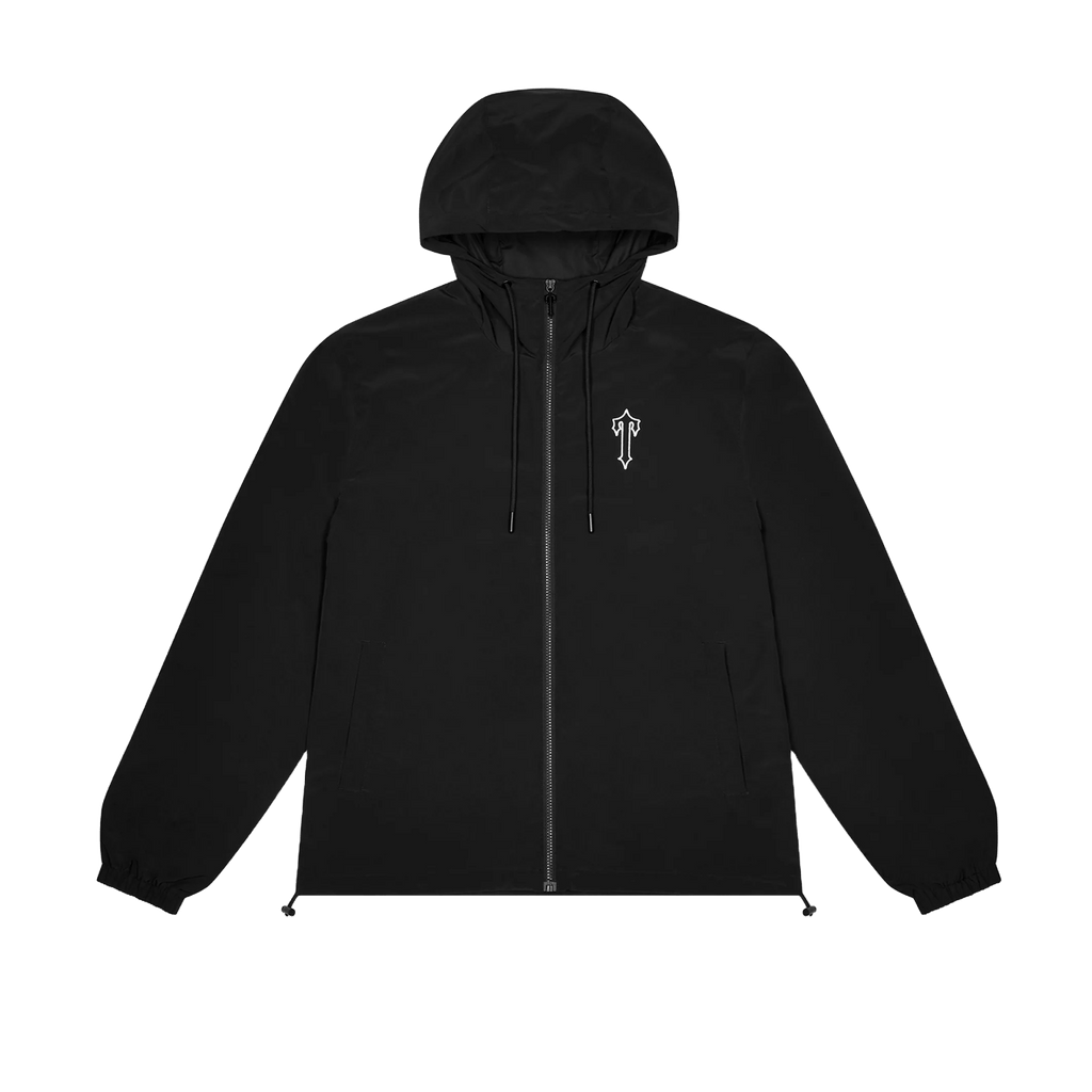 Trapstar Foundation Windbreaker 'Black' — XXS — Front View