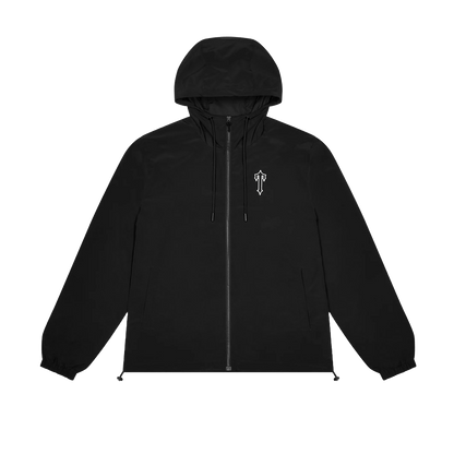 Trapstar Foundation Windbreaker 'Black' — XXS — Front View