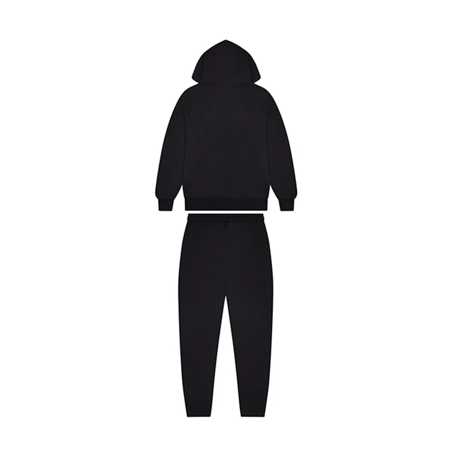 Trapstar Chenille Decoded Hooded Tracksuit-Black/Light Blue — XXS — Side View