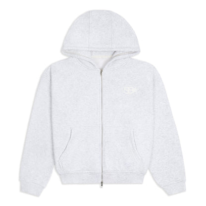 Star Emblem Zip Hoodie — S — Front View