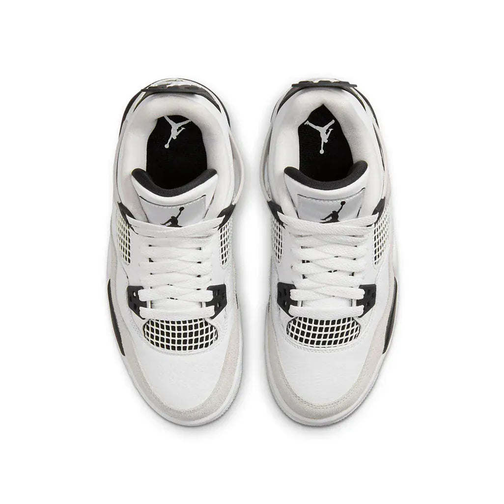 Air Jordan 4 Retro Military Black GS — 3 UK — Side View