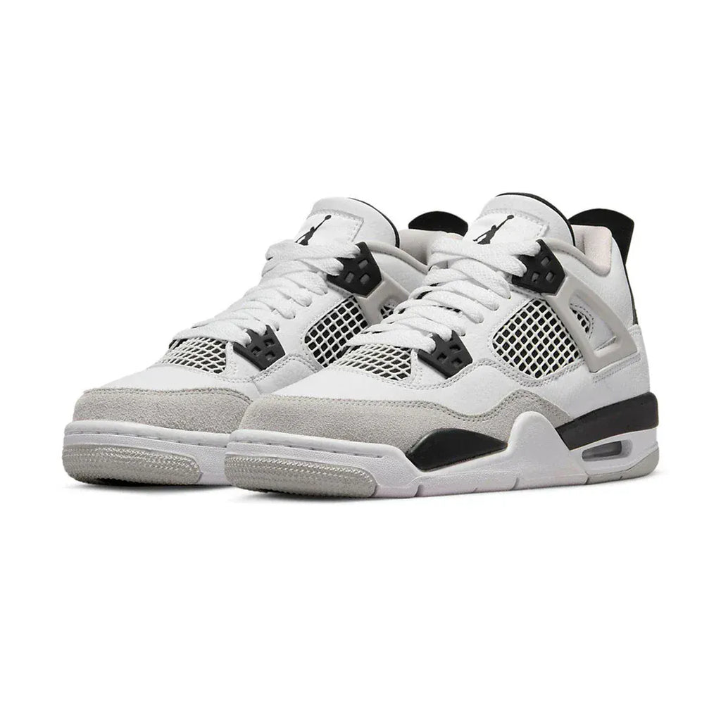 Air Jordan 4 Retro Military Black GS — 3 UK — Back View