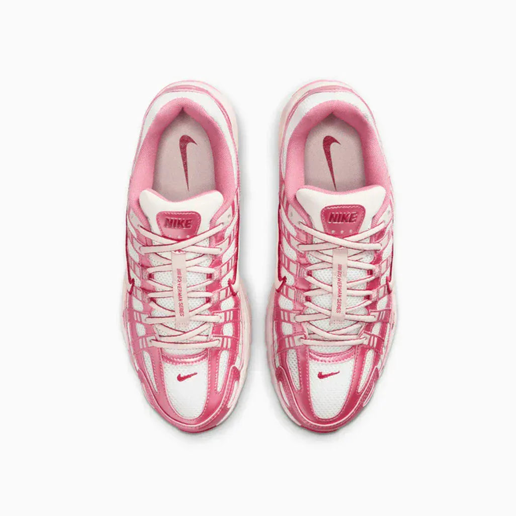 Nike P-6000 White Silt Red Peony W — 2.5 UK — Side View