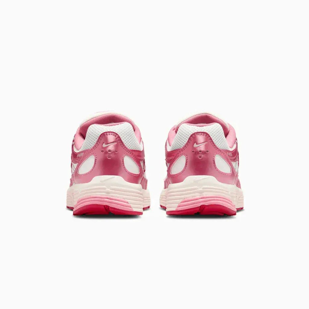 Nike P-6000 White Silt Red Peony W — 2.5 UK — Back View