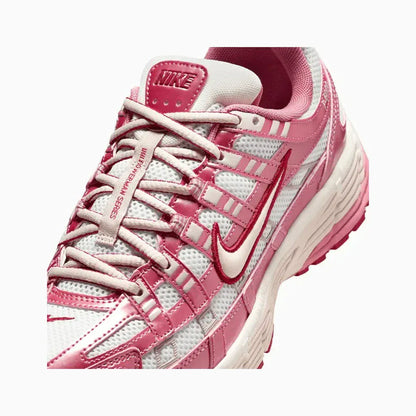 Nike P-6000 White Silt Red Peony W — 2.5 UK — Top View