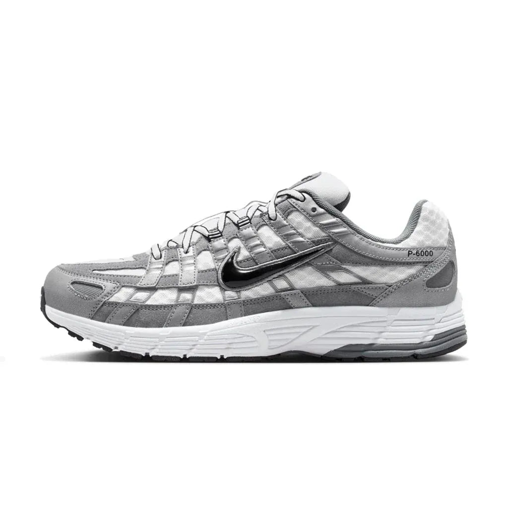 Nike P-6000 White Metallic Cool Grey — 2 UK — Front View