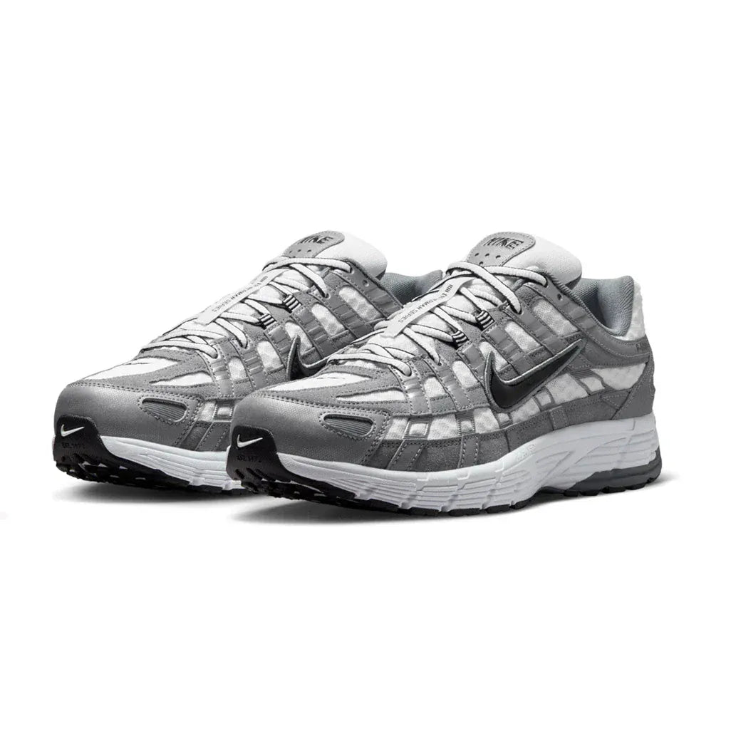 Nike P-6000 White Metallic Cool Grey — 2 UK — Detail View