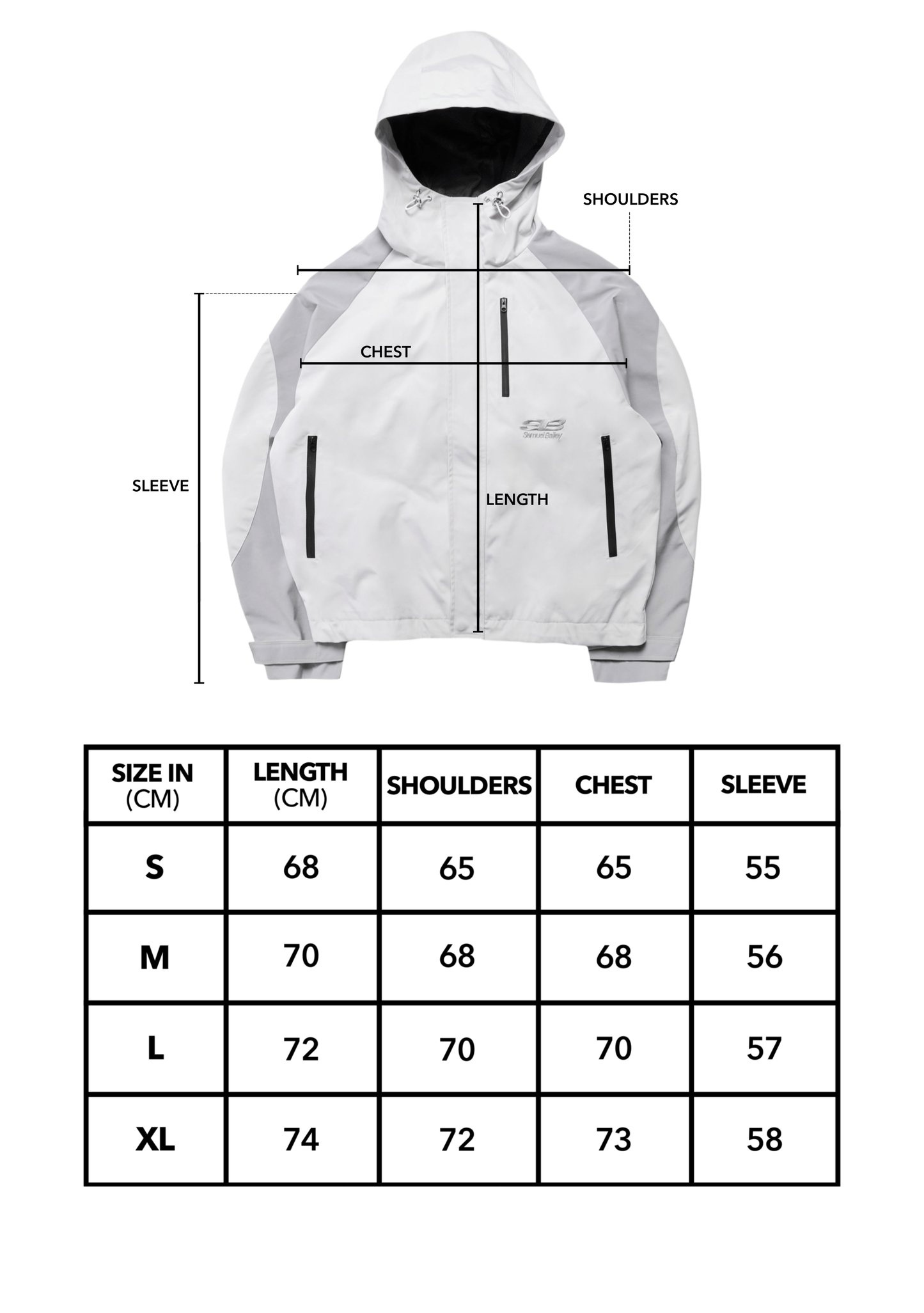 Samuel Bailey Apex Shell Jacket — S — Lifestyle View