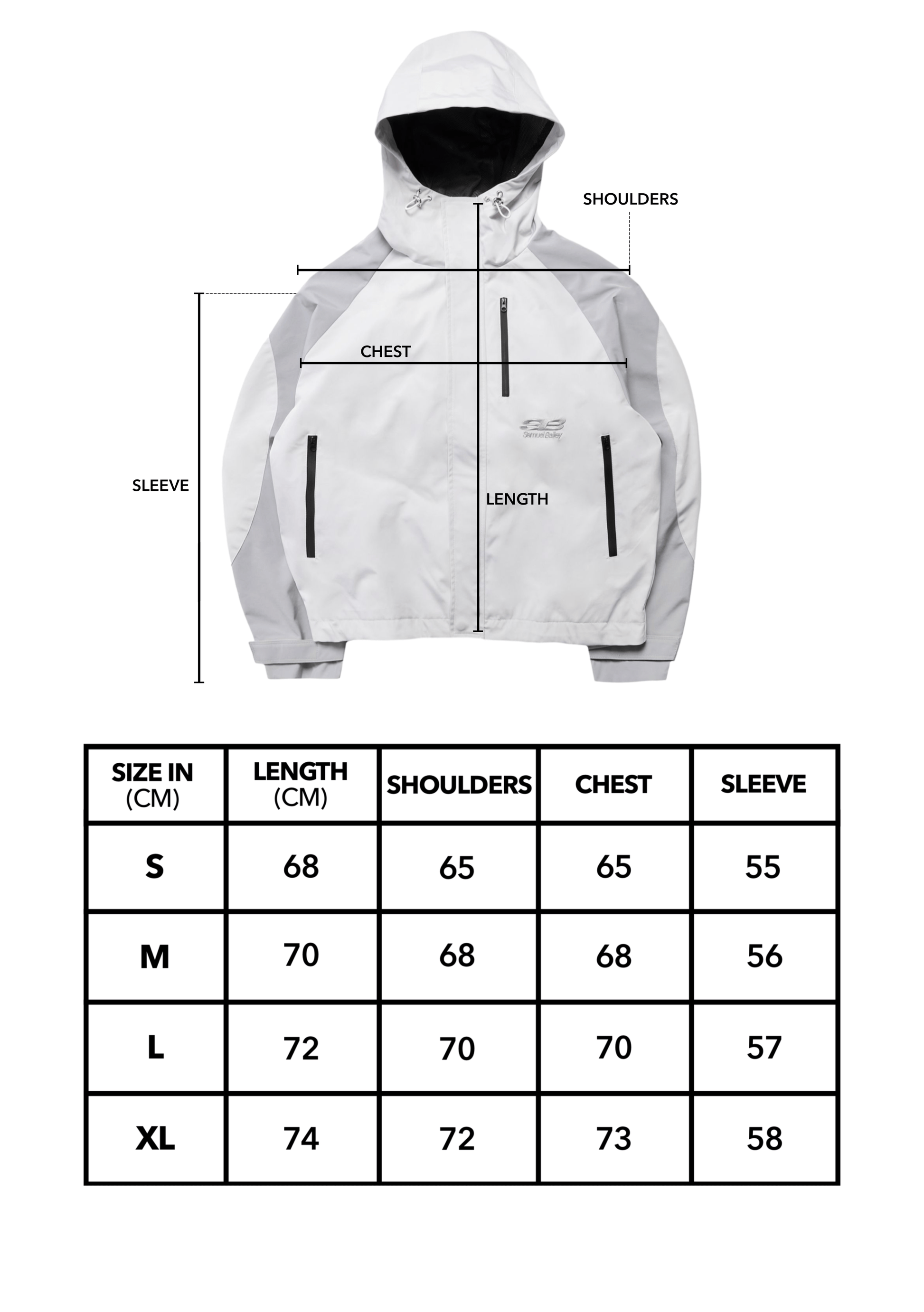 Samuel Bailey Apex Shell Jacket — S — Lifestyle View