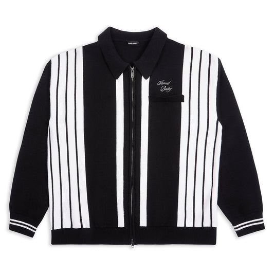 Samuel Bailey Signature Stripe Cardigan — XS — Front View