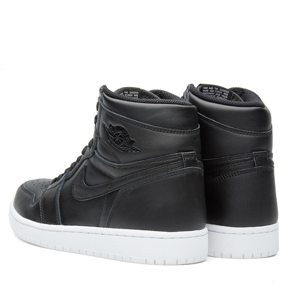 AIR JORDAN 1 RETRO HIGH OG Black & White — 3 UK | 35.5 EU — Back View