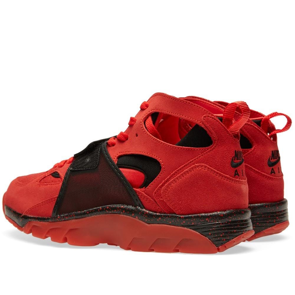 NIKE AIR TRAINER HUARACHE PRM QS 'LOVE-HATE' Challenge Red — UK 3 | EU 35.5 | US 3.5 — Back View