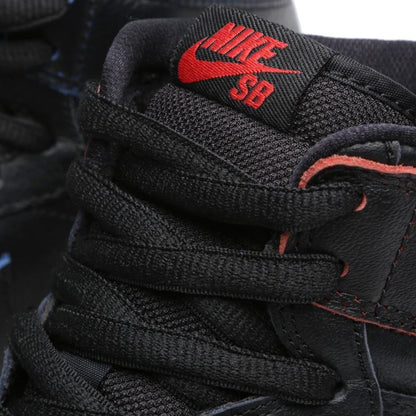Nike SB x Lance Mountain Air Jordan 1 Black — UK 3 | EU 35.5 | US 3.5 — Back View