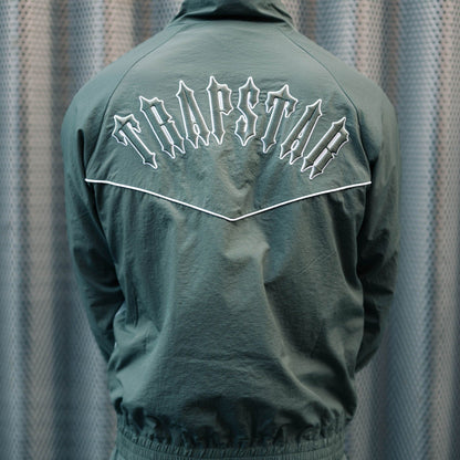 Trapstar Irongate Shell Tracksuit 'Khaki' — XXS — Detail View