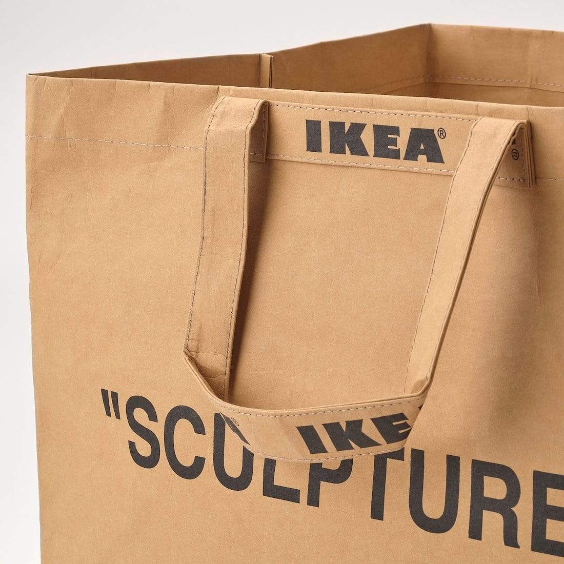 Virgil Abloh x IKEA MARKERAD Large Bag Brown — Back View