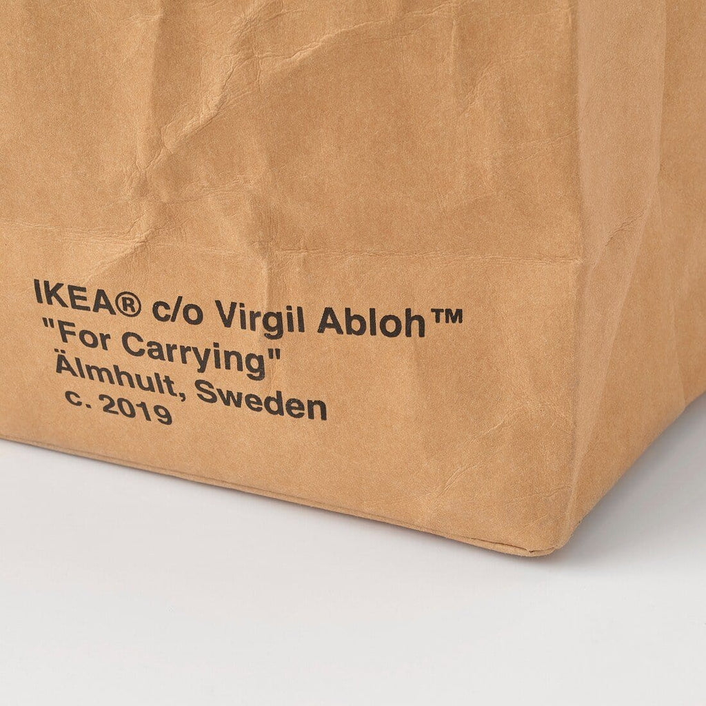 Virgil Abloh x IKEA MARKERAD Medium Bag Brown — Side View