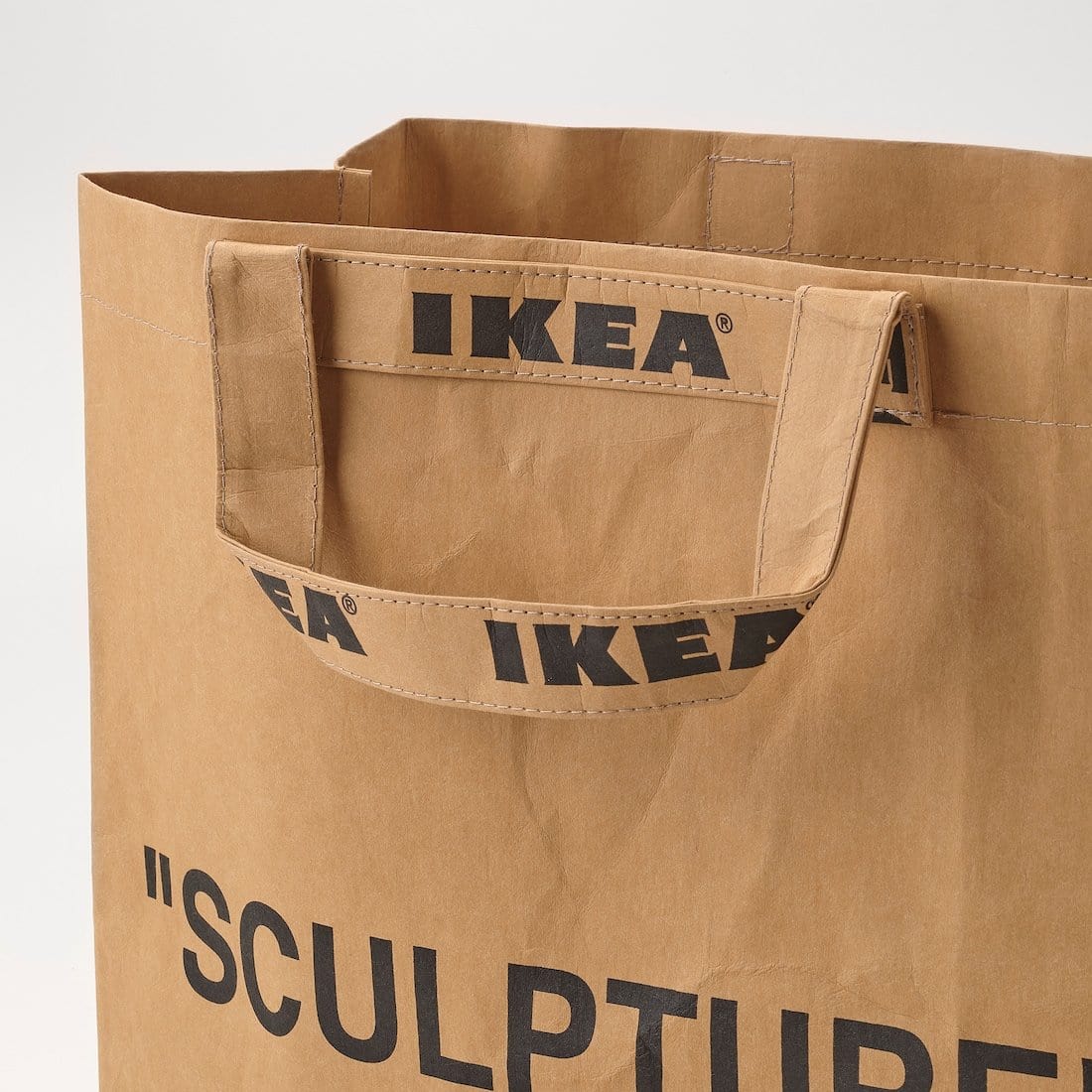 Virgil Abloh x IKEA MARKERAD Medium Bag Brown — Back View