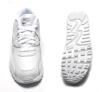 Nike Air Max 90 Junior 'White' — UK 3 | EU 35.5 | US 3.5 — Top View
