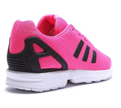 Adidas Originals Junior ZX Flux 'Neon Pink' — UK 3 | EU 35.5 | US 3.5 — Detail View