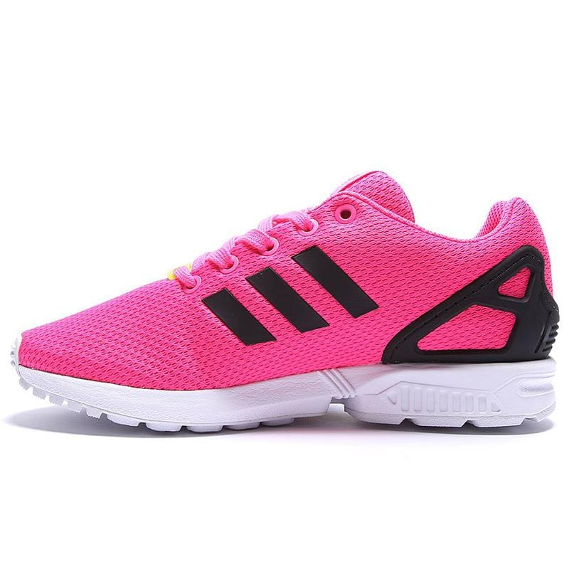 Adidas Originals Junior ZX Flux 'Neon Pink' — UK 3 | EU 35.5 | US 3.5 — Front View