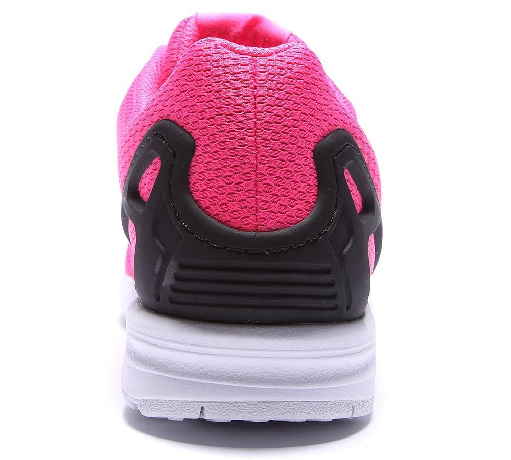 Adidas Originals Junior ZX Flux 'Neon Pink' — UK 3 | EU 35.5 | US 3.5 — Back View