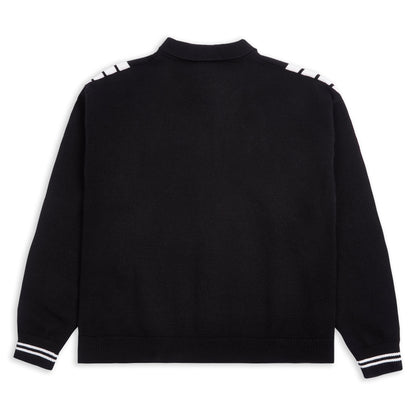 Samuel Bailey Signature Stripe Cardigan — XS — Side View