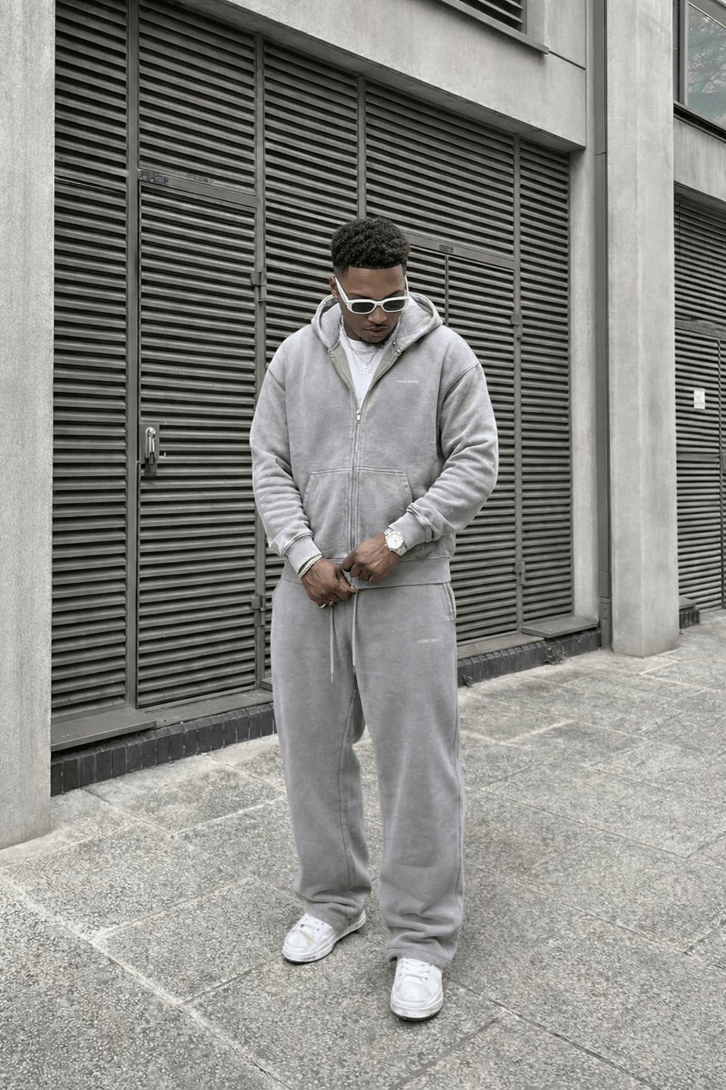 Bénir Club Basics Jogger - Charcoal — XS — Top View