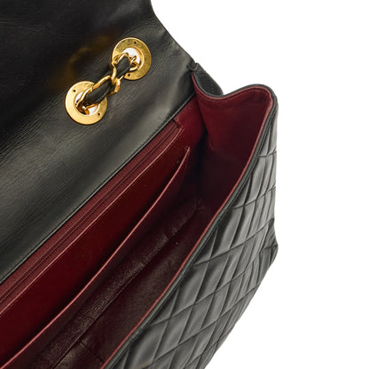 Chanel Shoulder Bag Maxi Jumbo XL in Black, Lambskin Leather — Alternate View 9
