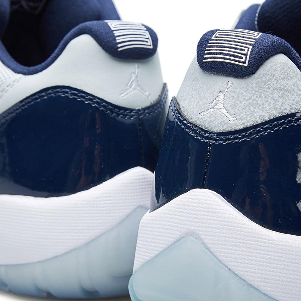 Air Jordan 11 Retro Low 'Grey Mist' — UK 3 | EU 35.5 | US 3.5 — Top View
