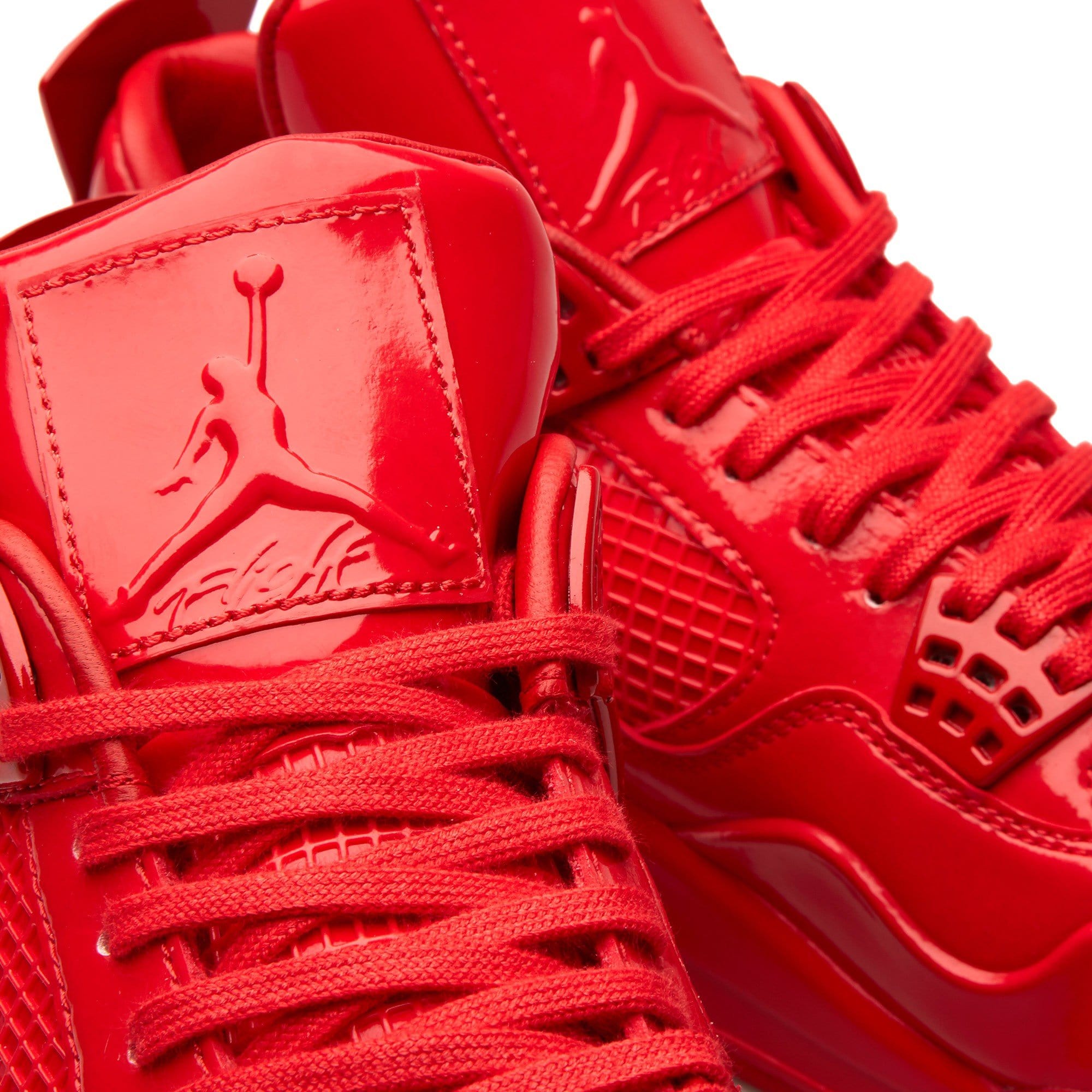 Air Jordan 11 LAB4 University Red — UK 3 | EU 35.5 | US 3.5 — Top View