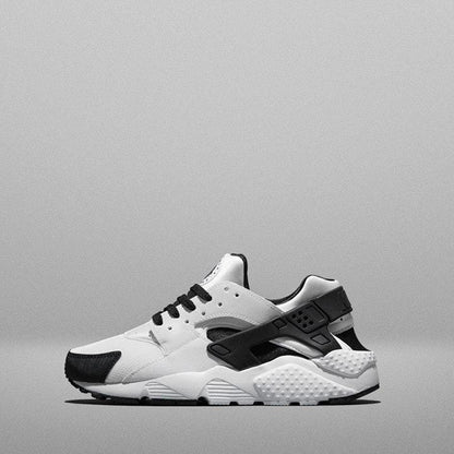 Nike Air Huarache Infant White-Black — UK 0C | EU 15 | US 0C — Back View
