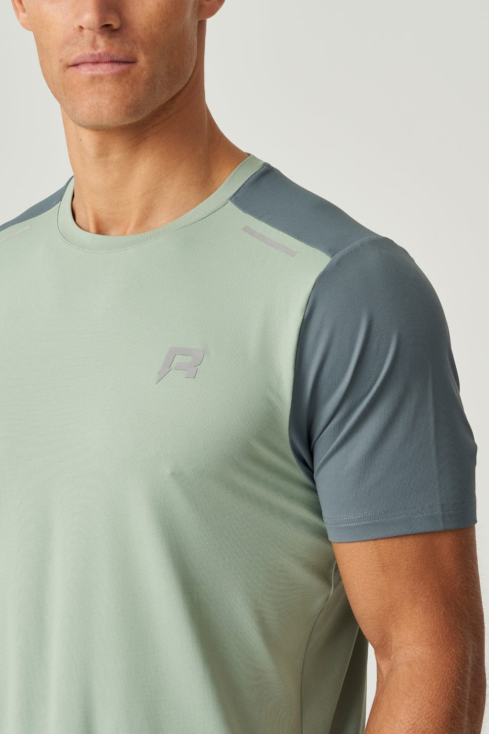 Reprimo Flight T-Shirt 'Blue Steel Iceberg' — XS — Back View